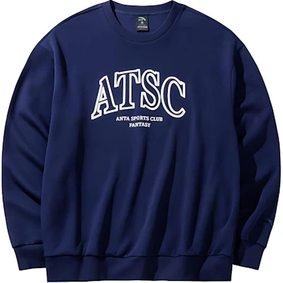 Anta Lifestyle Series Casual Comfort Breathable Sweatshirt Pure Blue 952438706-3 Buy Anta Lifestyle Series Casual Comfort Breathable Sweatshirt Pure Blue 952438706-3