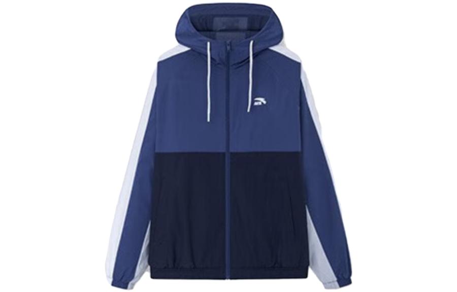 Anta Lifestyle Series Color-Block Sports Jacket Shadow Blue 152318603-1
