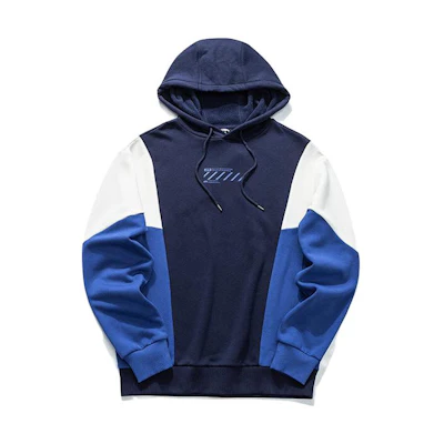 Anta Lifestyle Series Colorblock Hoodie Chaotic Blue 952048732-5
