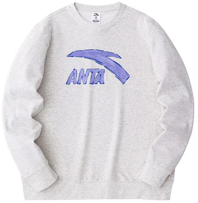 Anta Lifestyle Pullover Crewneck Kelabu Unisex dengan Logo Warna Blok Knit 972418707-2 Buy Anta Lifestyle Pullover Crewneck Kelabu Unisex dengan Logo Warna Blok Knit 972418707-2