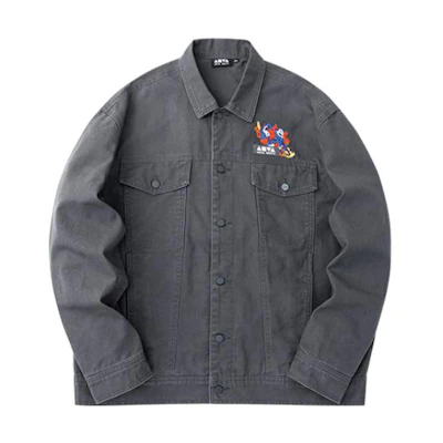 Anta Lifestyle Series Embroidered Woven Jacket Unisex - Dove Gray 152318611-4