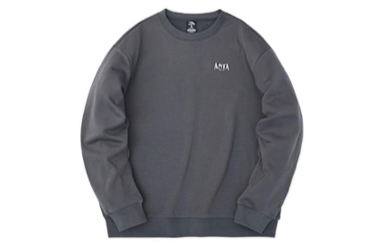 Anta Lifestyle Series Fleece Logo Sweatshirt Unisex - Grey 952248703-4