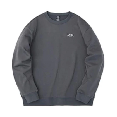 Anta Lifestyle Series Fleece Logo Sweatshirt Unisex - Grey 952248703-4