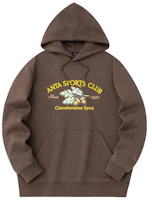 Anta Lifestyle Series Hand-Drawn Hoodie in Chocolate Brown 152418733-2 Anta Lifestyle Series Hand-Drawn Hoodie in Chocolate Brown 152418733-2