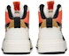 Shop Anta Kasut Kasual High-Top Siri Gaya 'Putih Hitam Jingga' 912138011-4