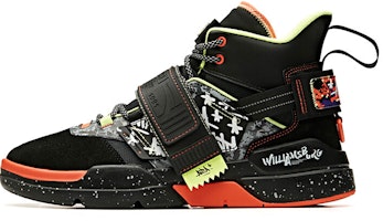 Anta Lifestyle Series High-Top Sneakers 'Black Green Orange' 91948082-10 Anta Lifestyle Series High-Top Sneakers 'Black Green Orange' 91948082-10