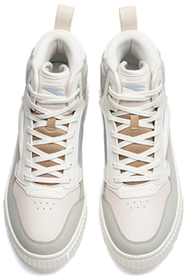 Anta Lifestyle Series High-Top 'Thick Sole White Grey' 912248015-2 Shop Anta Lifestyle Series High-Top 'Thick Sole White Grey' 912248015-2