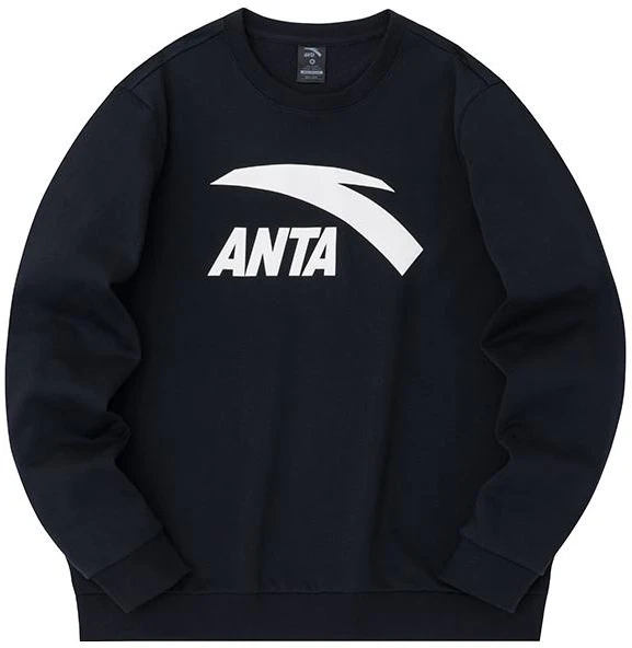 anta-lifestyle-series-letter-logo-print-pullover-sweatshirt-unisex-basic-black-972338723-4