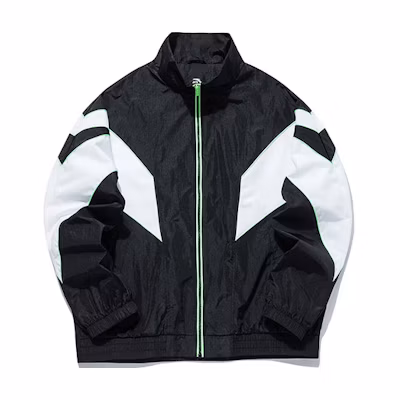 Anta Lifestyle Series Logo Patchwork Sports Jacket Unisex - Black 152148612-2