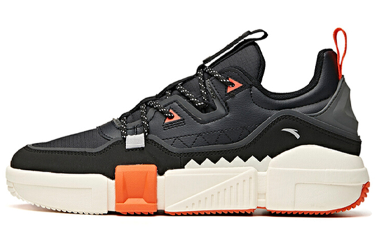 Anta Lifestyle Series Low-Top Casual Skate Shoe 'Black Grey' 112048043-2
