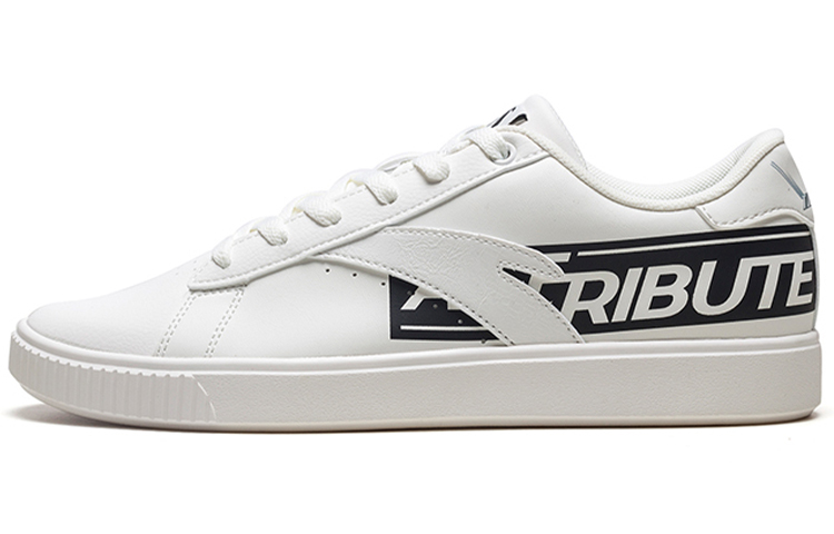 Anta Lifestyle Series Low-Top Leather Sneakers 'Ivory White' 11948068-5