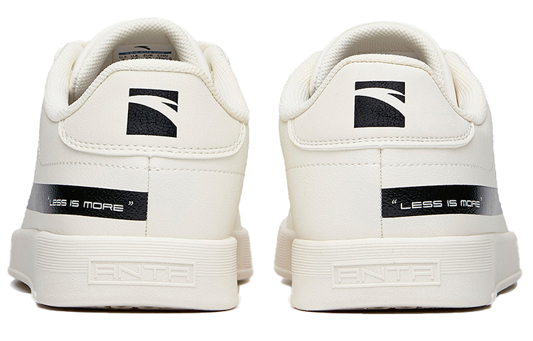 Shop Zapatillas Anta Lifestyle Series de Piel Baja 'Blanco Marfil'. 112048066-1