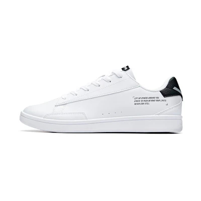Anta Lifestyle Series Low-Top Leather Sneakers 'White Black'