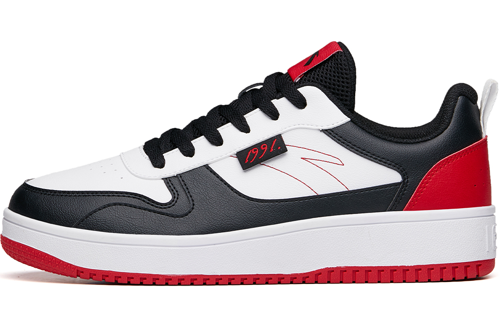 Anta Skateboarding Series Sneakers 'White Black Red'