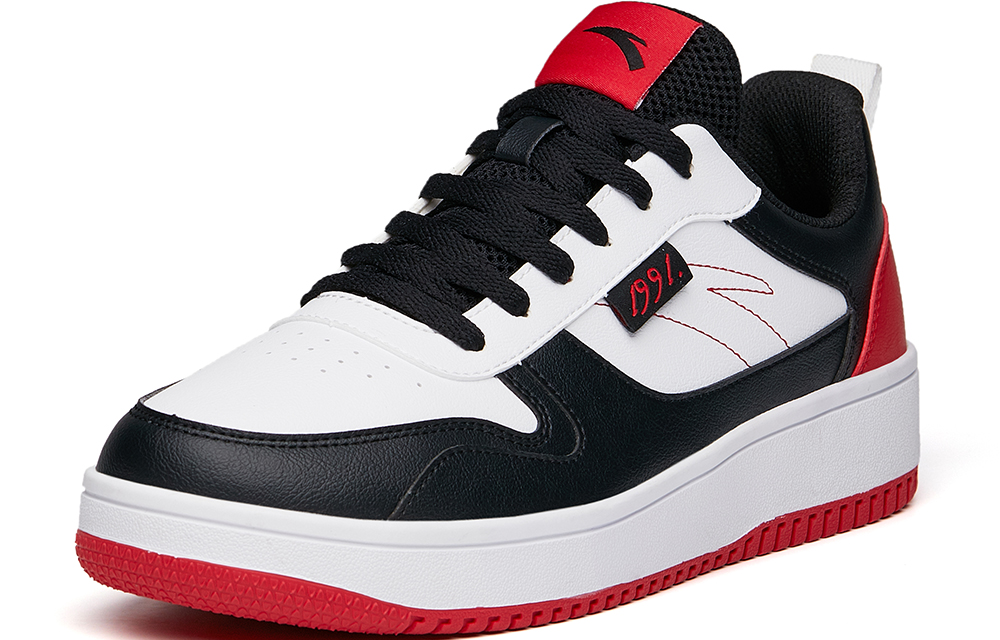 Anta Skateboarding Series Sneakers 'White Black Red' 圖 3