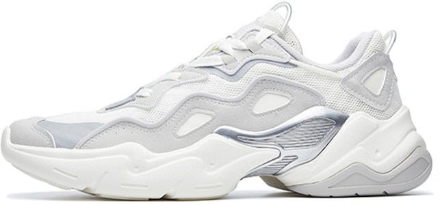 Anta 安踏 生活系列 減震防滑耐磨透氣 低幫 老爹鞋 象牙白灰 Buy Anta 安踏 生活系列 減震防滑耐磨透氣 低幫 老爹鞋 象牙白灰