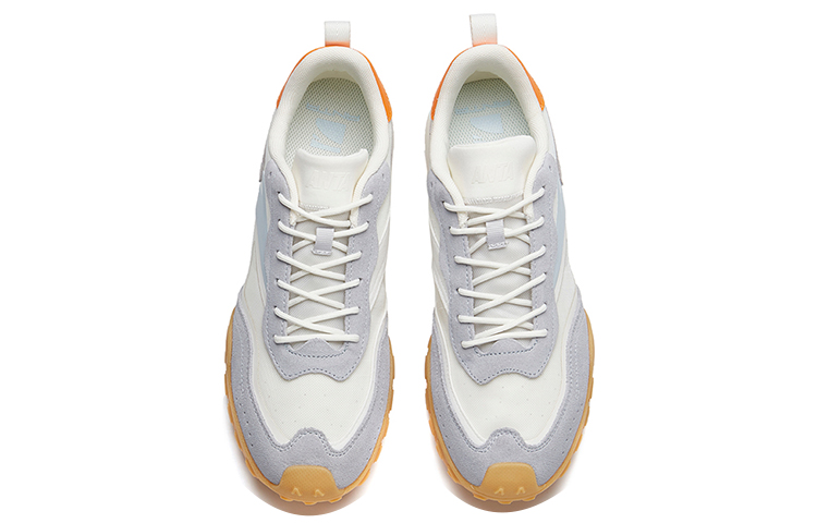 Shop Anta安踏 生活系列 低筒耐磨運動休閒鞋 白灰