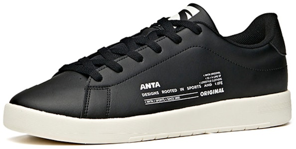 安踏 生活系列 防滑耐磨 時尚低幫休閒板鞋 黑 Lookbook 安踏 生活系列 防滑耐磨 時尚低幫休閒板鞋 黑