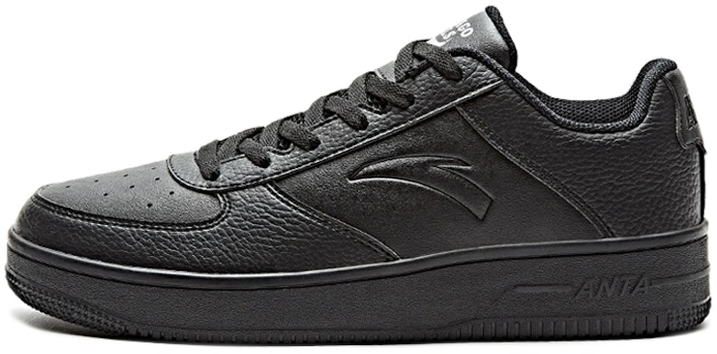 安踏 生活系列 潮流休閒 防滑耐磨 低幫 板鞋 黑色 Buy 安踏 生活系列 潮流休閒 防滑耐磨 低幫 板鞋 黑色