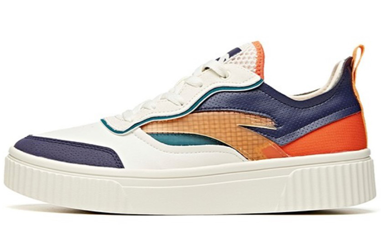 Anta Lifestyle Series Low-Top 'White Orange Blue' 112038063-2