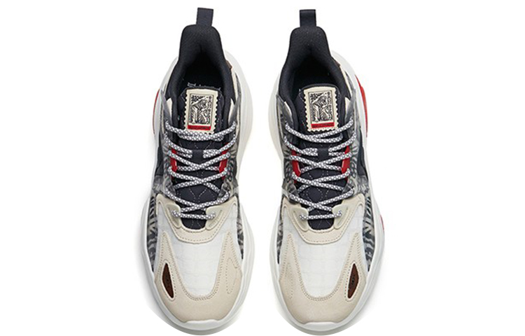 Shop 安踏生活系列 MIX4.0 防滑耐磨運動休閒鞋 黃白灰