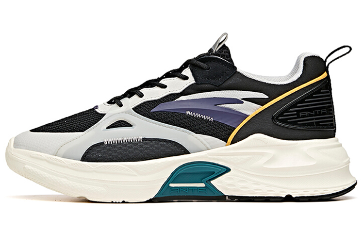 Anta Mix Casual Sneakers 'Black White' 112118812-3