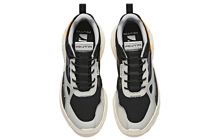Anta Mix Casual Sneakers 'Black White' 圖 3