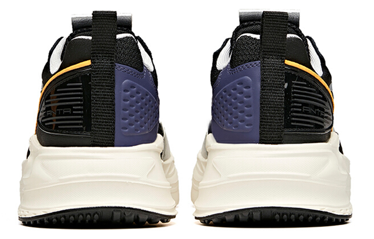 Anta Mix Casual Sneakers 'Black White' 圖 4
