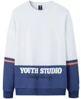 Anta Lifestyle Series Patchwork Letter Print Pullover Sweatshirt White Unisex 952238706-2 Anta Lifestyle Series Patchwork Letter Print Pullover Sweatshirt White Unisex 952238706-2