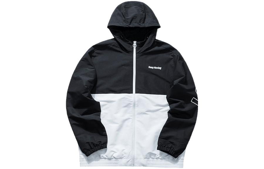 Anta Lifestyle Series Patchwork Logo Hoodie Jacket Men Multi-Color 152038611-4