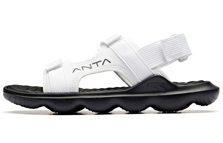 Anta Lifestyle Series Sandal 'Black White' 11926908-1