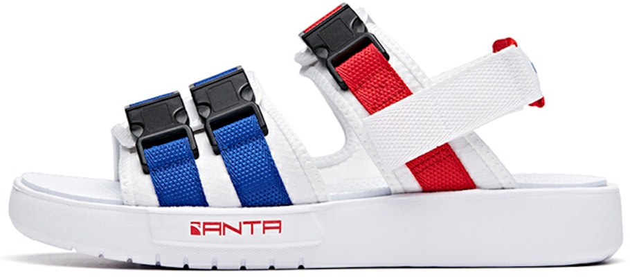 Anta Life Collection Sandals 'White Blue Red' 912036901-3 Buy Anta Life Collection Sandals 'White Blue Red' 912036901-3