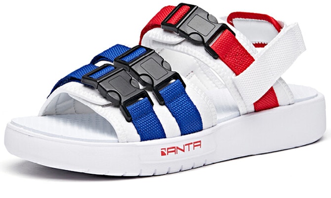 Anta Life Collection Sandals 'White Blue Red' 912036901-3 Order Anta Life Collection Sandals 'White Blue Red' 912036901-3