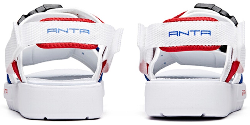 Anta Life Collection Sandals 'White Blue Red' 912036901-3 Shop Anta Life Collection Sandals 'White Blue Red' 912036901-3