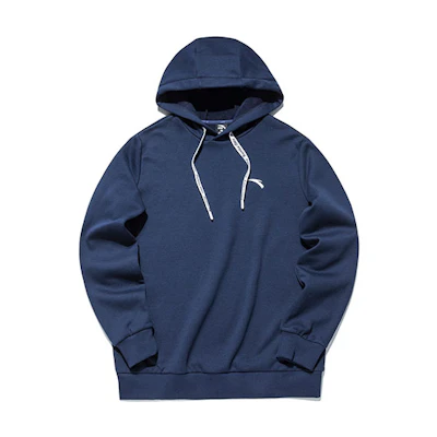 Anta Lifestyle Series Solid Color Pullover Hoodie - Moonlight Blue 952138720-2