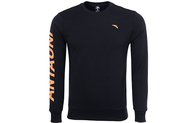 Anta Lifestyle Sweatshirt Crewneck Logo Print Long Sleeve Casual Wear 952218761-3
