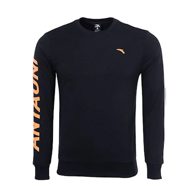 Anta Lifestyle Sweatshirt Crewneck Logo Print Long Sleeve Casual Wear 952218761-3