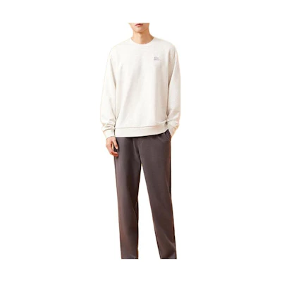 Anta Lifestyle Unisex Knit Sweatshirt in Gray Heather 972348711-1