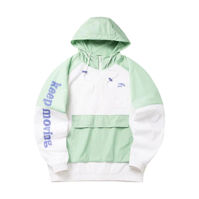 Anta Lifestyle Windproof Hooded Lightweight Jacket Snow White Unisex 152218605-1