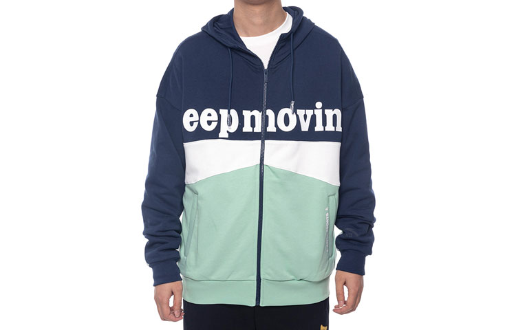 Anta Lifestyle Zip-Up Hoodie Jacket - Bright Moon Blue 152218703-1