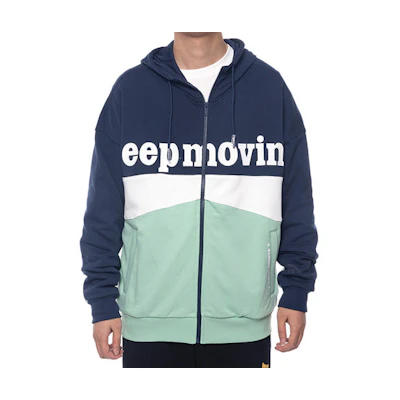 Anta Lifestyle Zip-Up Hoodie Jacket - Bright Moon Blue 152218703-1