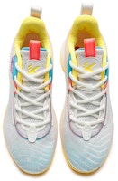 Anta安踏 輕騎兵7 減震防滑耐磨 低筒 戰鬥籃球鞋 白黃藍 Lookbook Anta安踏 輕騎兵7 減震防滑耐磨 低筒 戰鬥籃球鞋 白黃藍