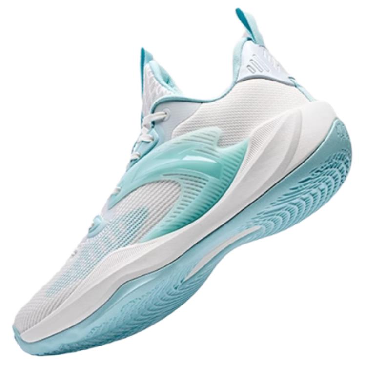 Lookbook 安踏輕騎兵9.0 '白冰藍' 112421610-1