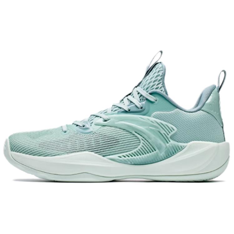 Anta Light Cavalry 9 Lightweight Cushion Low-Top Basketball Shoes Green Men’s 112421610-5
