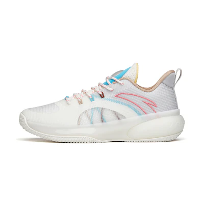 Anta Cement Bubble Basketball Shoes 'White Multi'