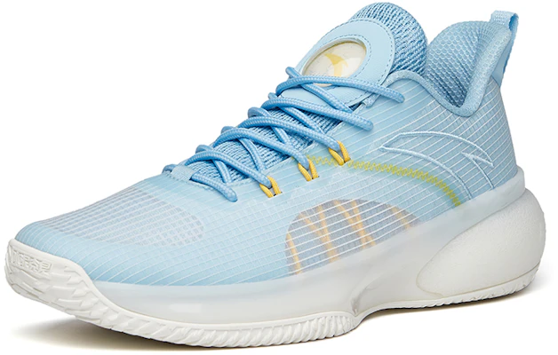 安踏 水泥克星 轻气泡系列 低帮 实战籃球鞋 男款 瀑布藍 Lookbook 安踏 水泥克星 轻气泡系列 低帮 实战籃球鞋 男款 瀑布藍