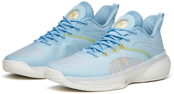 安踏 水泥克星 轻气泡系列 低帮 实战籃球鞋 男款 瀑布藍 Shop 安踏 水泥克星 轻气泡系列 低帮 实战籃球鞋 男款 瀑布藍