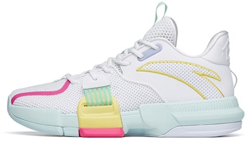 Anta Light Crazy 1 Basketball Shoes 'White Green Pink' 112221618-4 Anta Light Crazy 1 Basketball Shoes 'White Green Pink' 112221618-4