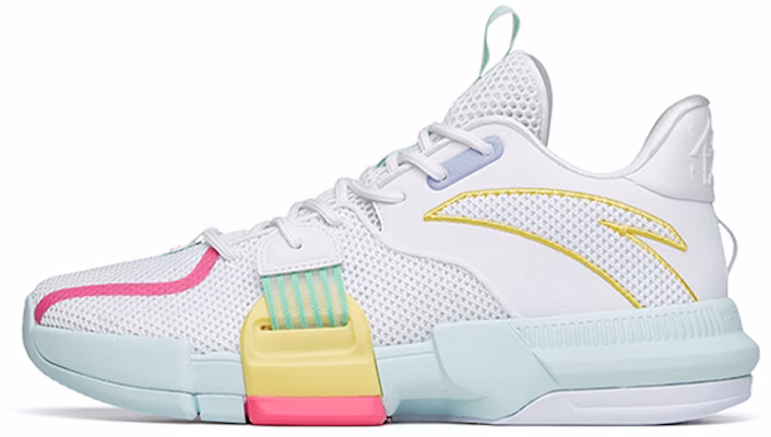 Anta Light Crazy 1 Basketball Shoes 'White Green Pink' 112221618-4 Buy Anta Light Crazy 1 Basketball Shoes 'White Green Pink' 112221618-4