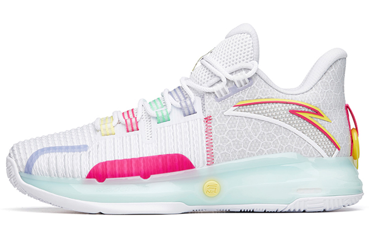 Anta Light Crazy 1 Basketball Shoes 'White Pink'